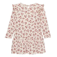 Robe Côtelée Floral 3-6ans