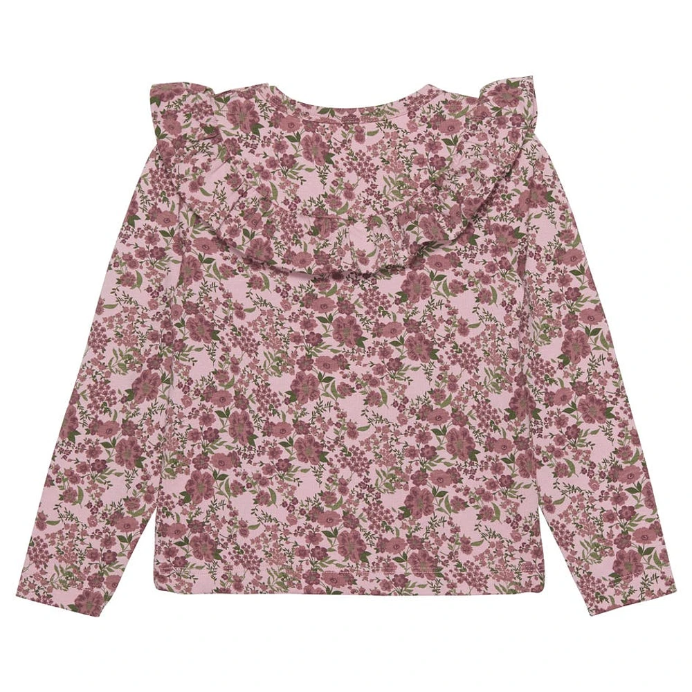 T-shirt Modal Floral 2-6ans