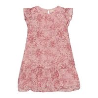 Robe Fleurs Dobby 2-6ans