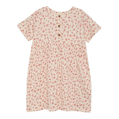 Robe Crêpe Fleurs 2-6ans