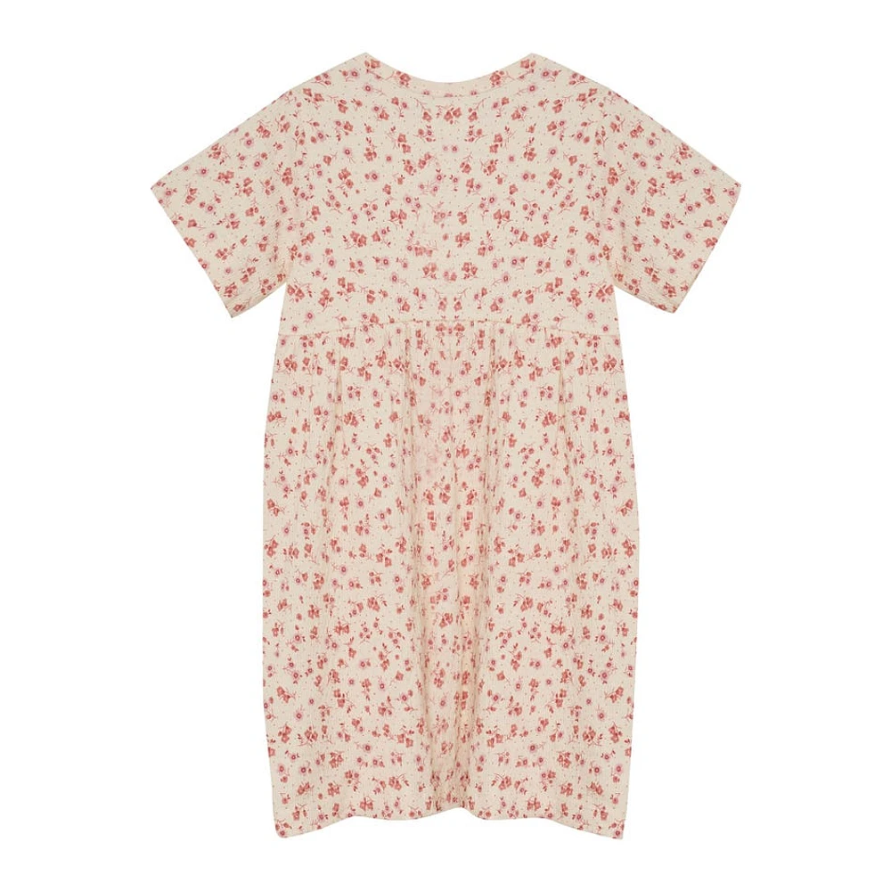 Robe Crêpe Fleurs 2-6ans