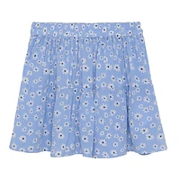 Flower Crepe Skirt 2-6y