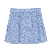 Flower Crepe Skirt 2-6y