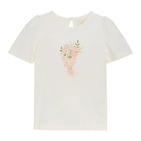 T-shirt Bouquet Fleurs 2-6ans