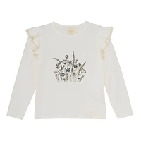 Flower Field T-shirt 3-6y