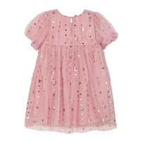 Mesh Sequins Dress 2-5y