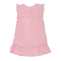 Flower Lurex Dress 2-6y