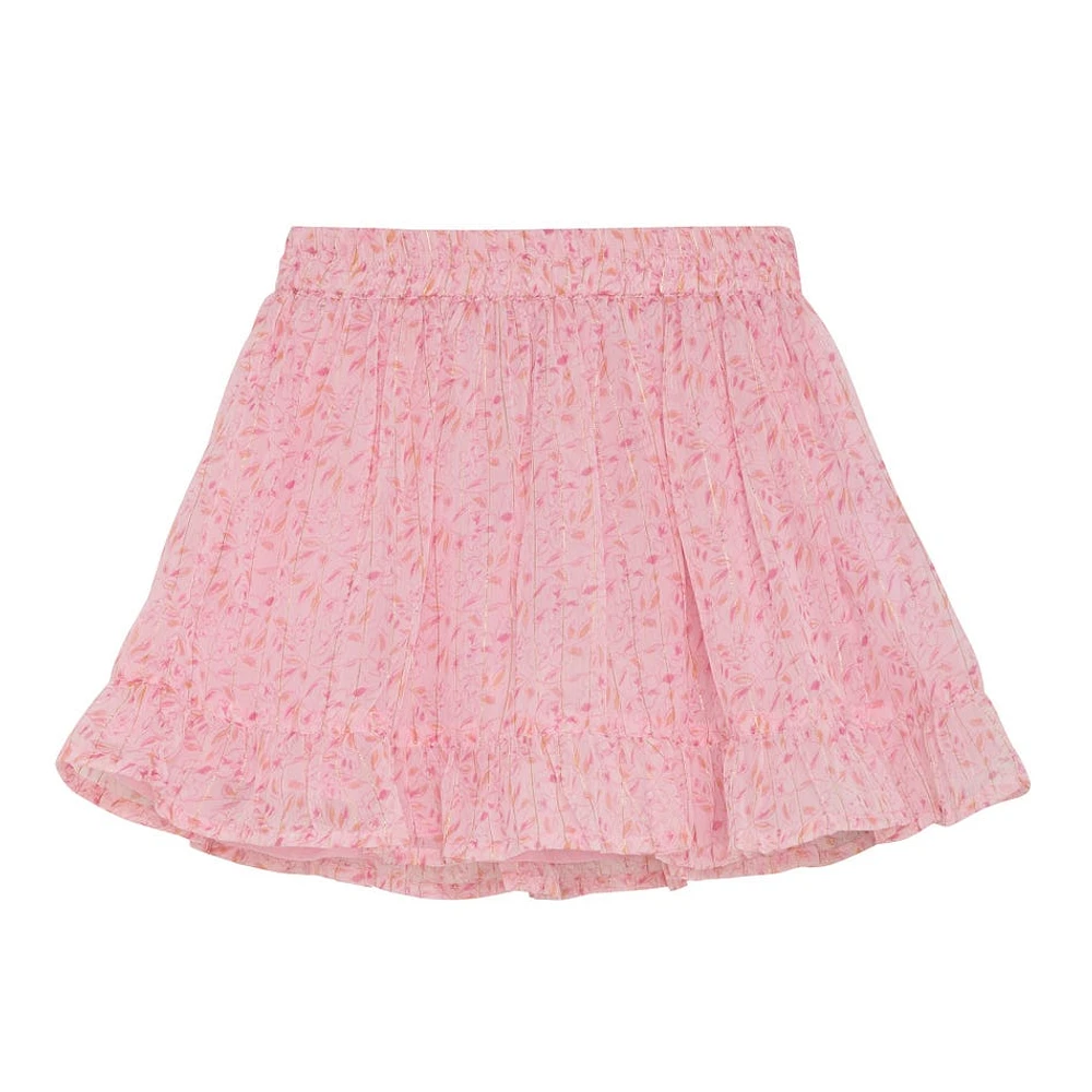 Jupe Lurex Fleurs 2-6ans