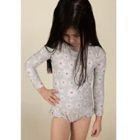 Daisy Ruffle Rashguard 2-7y