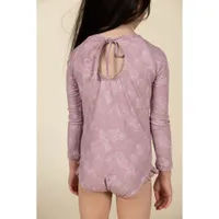 Strawberry Ruffle Rashguard 2-7y