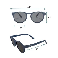 Keyhole Charcoal Sunnies 6m-6y