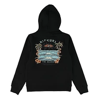 Lost Island Art Hoodie 8-14y