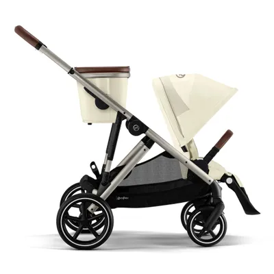 Gazelle S 2 Stroller - Taupe Frame with Seashell Beige Seat