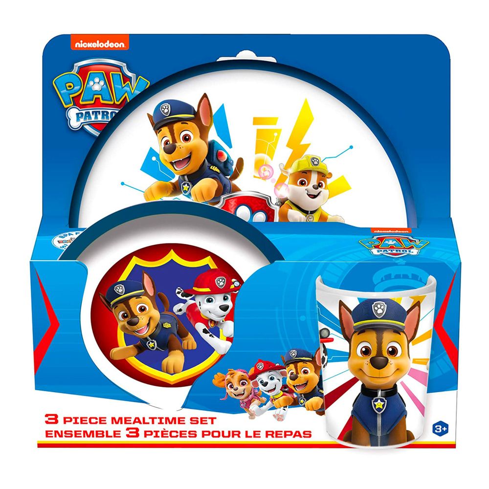 3 Pieces Mealtime Set - Paw Patrol