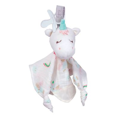 Pacifier Clip Blanket Unicorn - Emilie