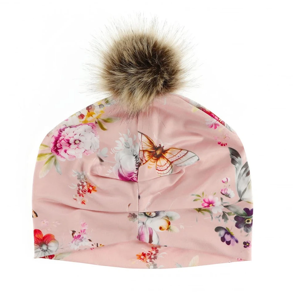 Tuque Pompon Papillons 7-14ans