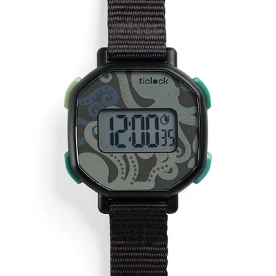 Montre Digitale - Noir Octopus