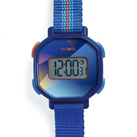 Digital Watch Blue Sound