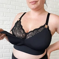 BUSTY Ella Maternity, Nursing & Pumping Bralette (Convertible Straps)