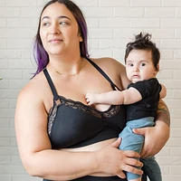 BUSTY Ella Maternity, Nursing & Pumping Bralette (Convertible Straps)