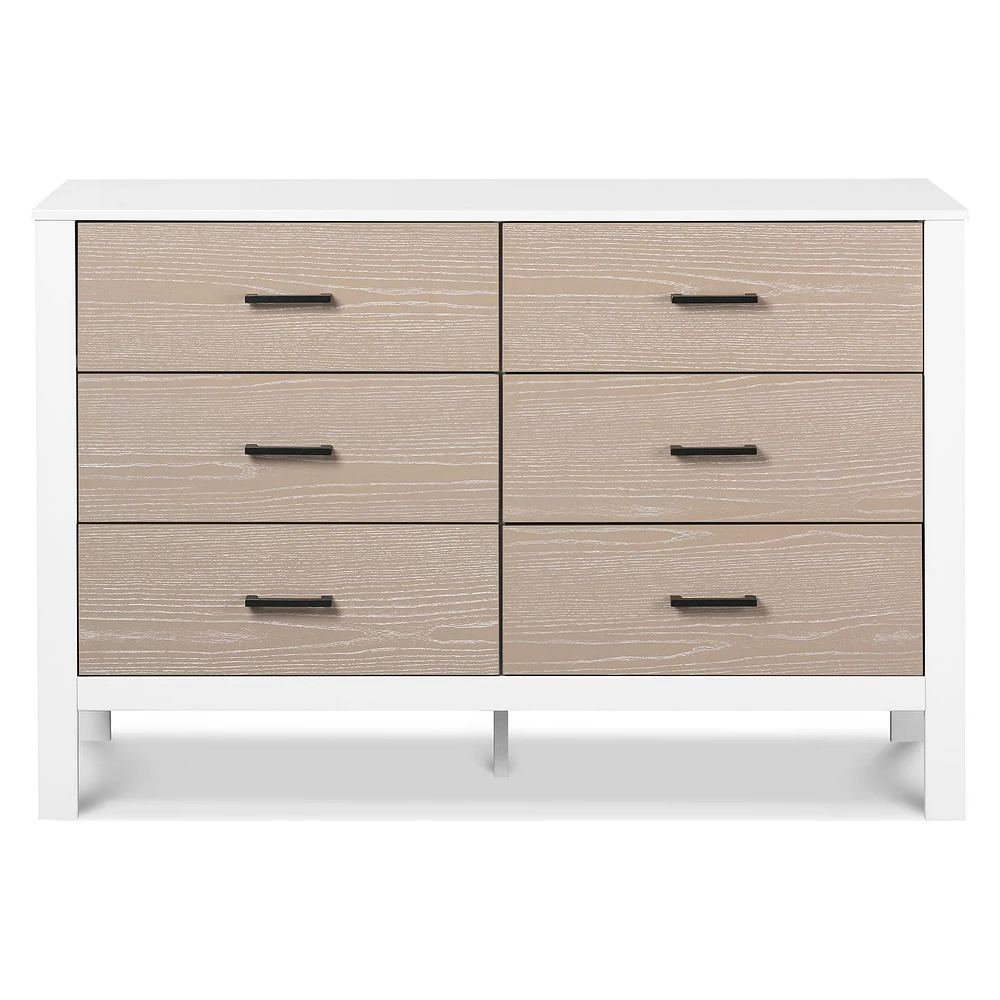 Radley 6-Drawer Dresser - White & Coastwood