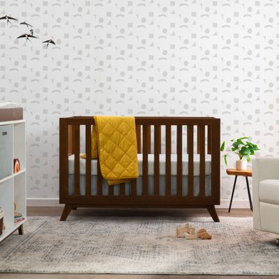 Otto 3-in-1 Convertible Crib - Walnut