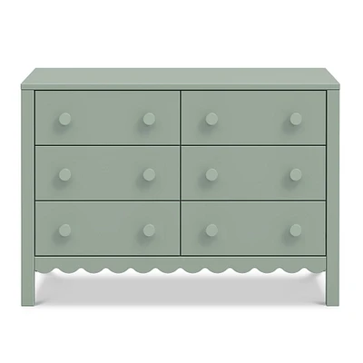 Sammy Scallop 6-drawers Dresser