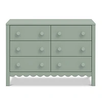 Sammy Scallop 6-drawers Dresser