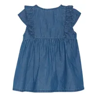 Little Flower Chambray Dress