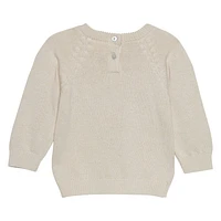 Pull Tricot Fleur 6-24mois