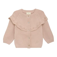 Peach Cardigan Knit 6-24m