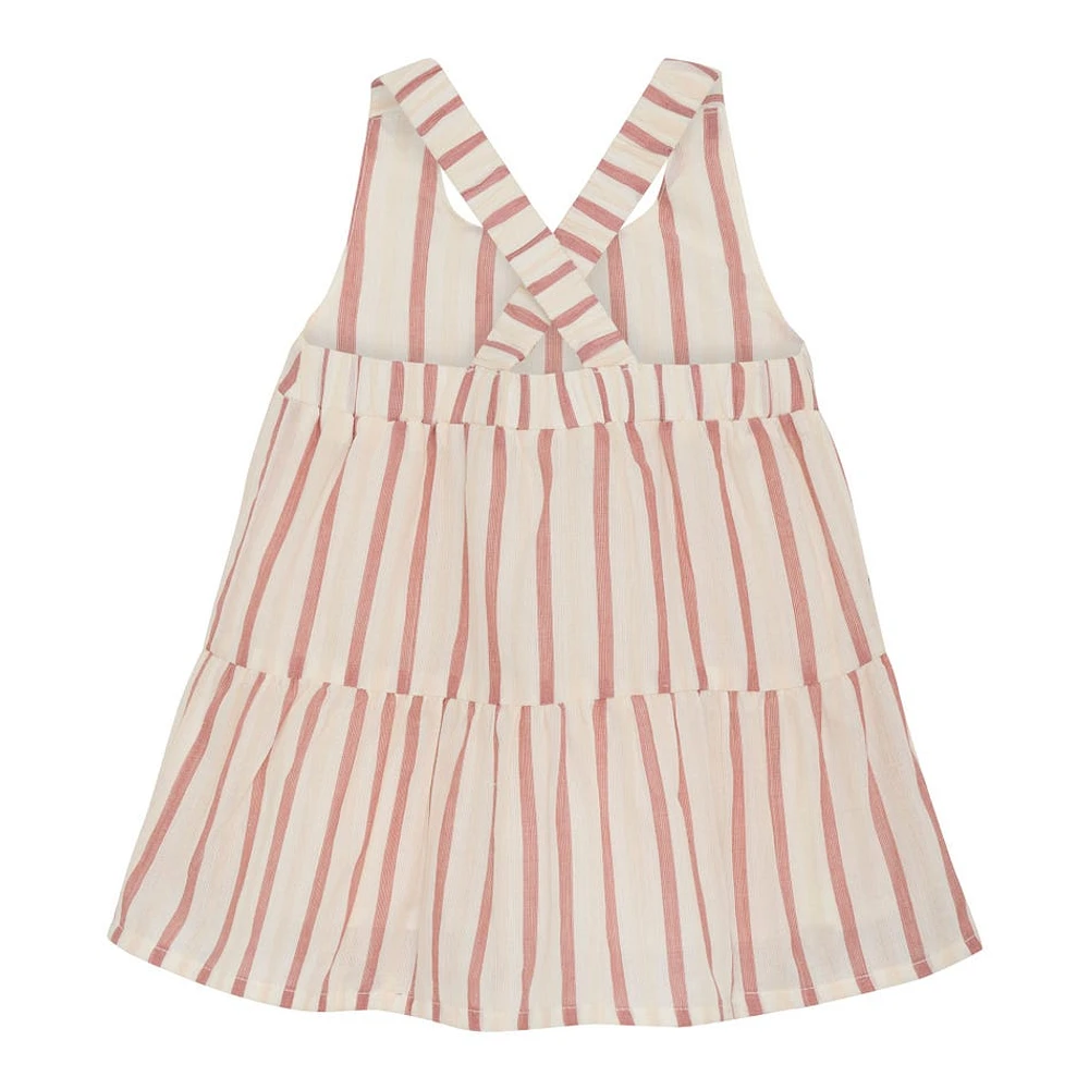 Striped Ivory Dress 6-24m