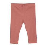 Pink Rib Legging 6-24m