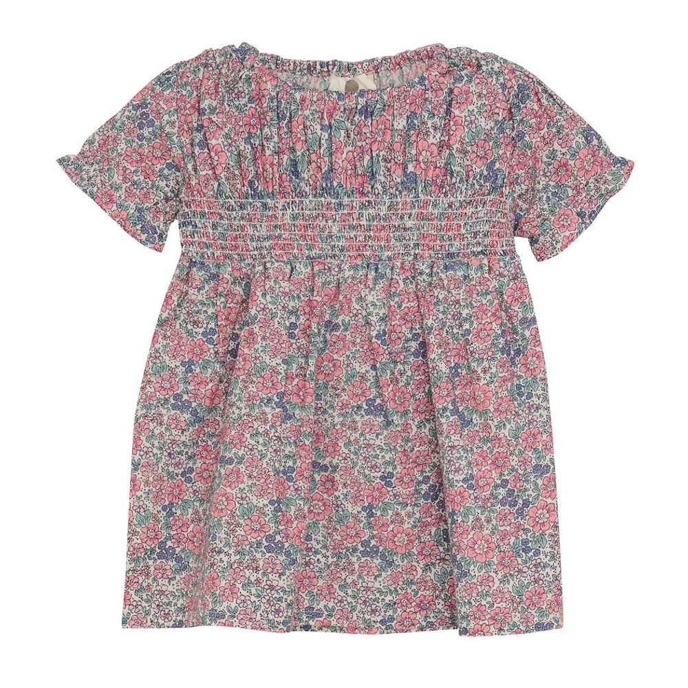 Flower AOP Dress 6-24m