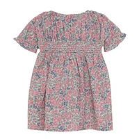 Flower AOP Dress 6-24m