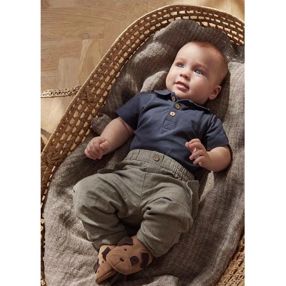 Leaves Polo Bodysuit 6-24m