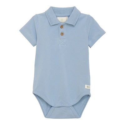 Blue Bodysuit Polo 6-24m