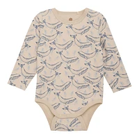 Whale Long Sleeve Body -24m