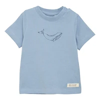 T-Shirt Baleine Bleu 6-24mois