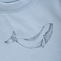 Blue Whale T-Shirt 6-24m