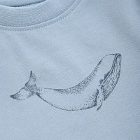 T-Shirt Baleine Bleu 6-24mois