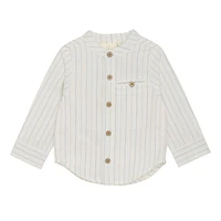 Striped Ivory Shirt 6-24m