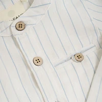 Striped Ivory Shirt 6-24m