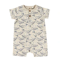 Whales Playsuit 6-24m