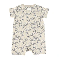 Whales Playsuit 6-24m