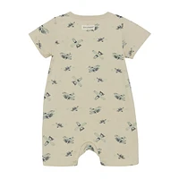 Plane AOP Playsuit 6-24m