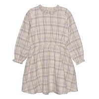 Check Woven Dress 2-10y