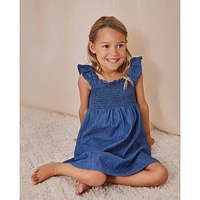 Chambray Dress 3-8y