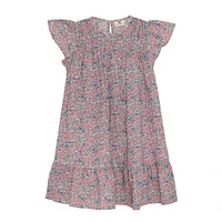 Flower AOP Dress 3-8y