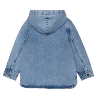 Hood Denim Cardigan 3-8y